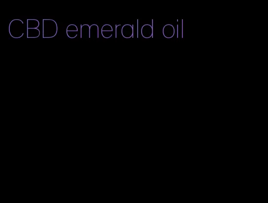 CBD emerald oil