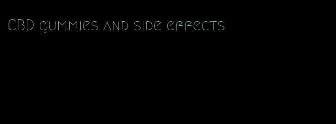 CBD gummies and side effects