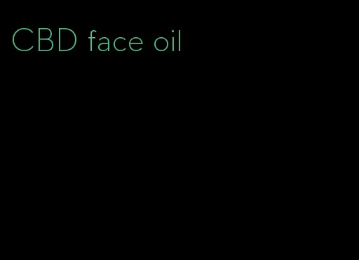 CBD face oil