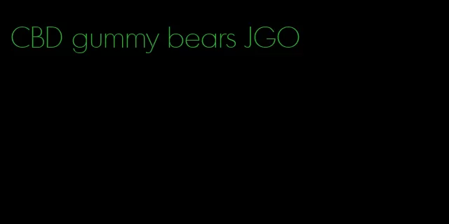 CBD gummy bears JGO