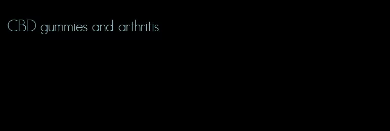 CBD gummies and arthritis