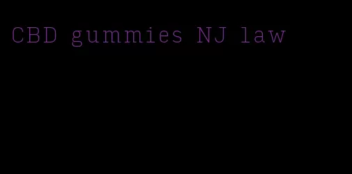 CBD gummies NJ law