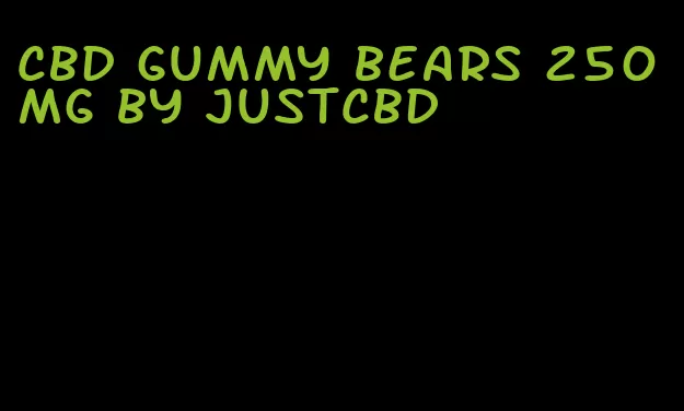 CBD gummy bears 250mg by JustCBD