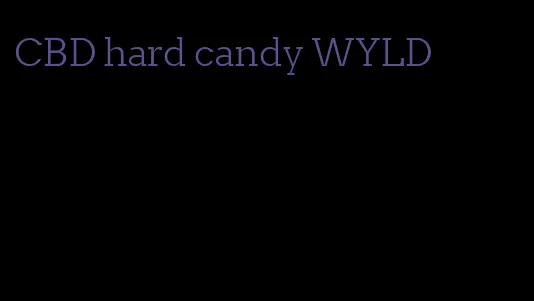 CBD hard candy WYLD