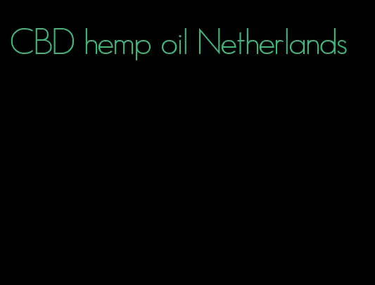 CBD hemp oil Netherlands