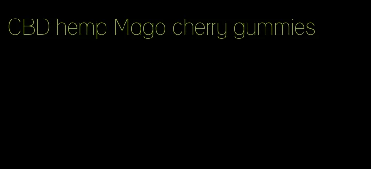 CBD hemp Mago cherry gummies