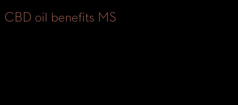 CBD oil benefits MS