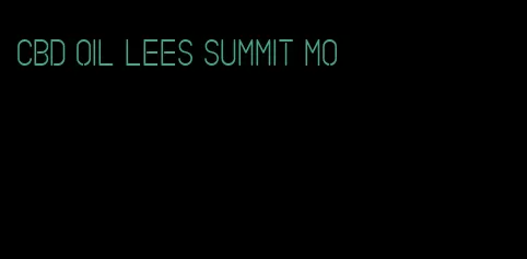 CBD oil lees summit mo