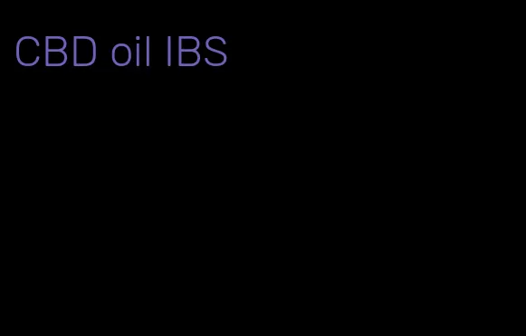 CBD oil IBS