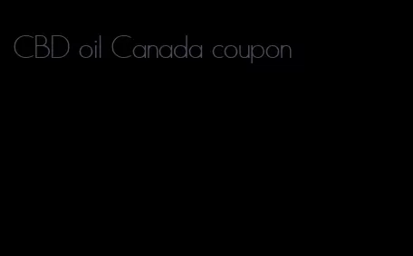 CBD oil Canada coupon