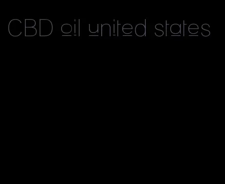 CBD oil united states