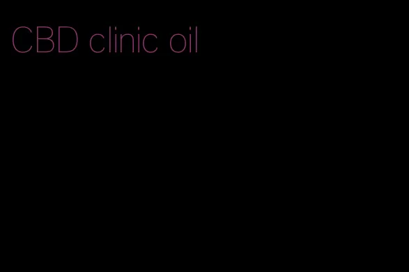 CBD clinic oil