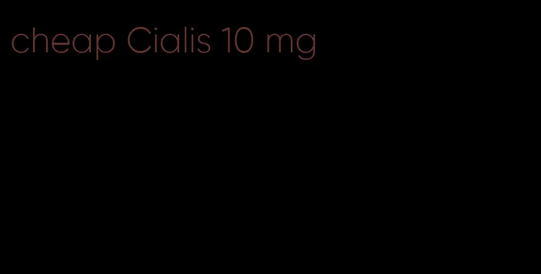 cheap Cialis 10 mg