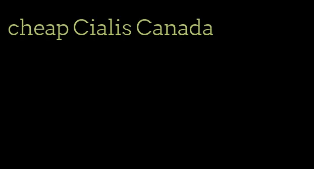 cheap Cialis Canada