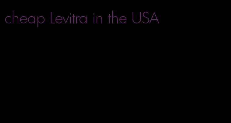 cheap Levitra in the USA