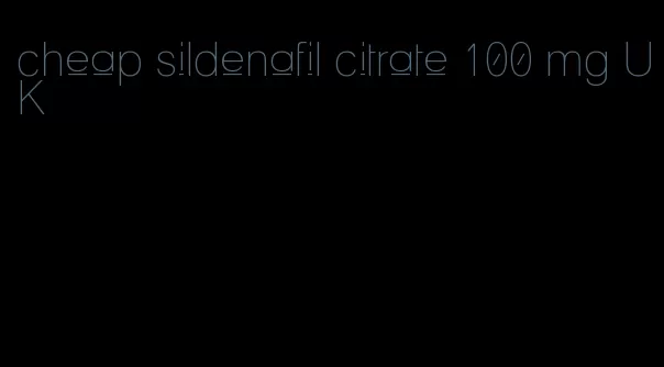 cheap sildenafil citrate 100 mg UK