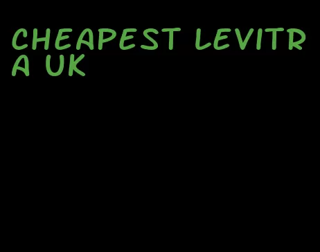 cheapest Levitra UK