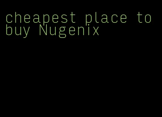 cheapest place to buy Nugenix