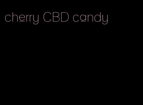 cherry CBD candy