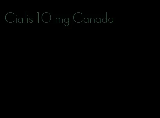 Cialis 10 mg Canada