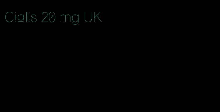 Cialis 20 mg UK