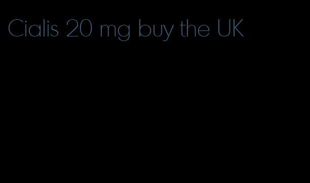 Cialis 20 mg buy the UK