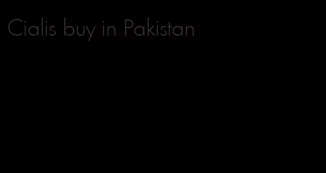 Cialis buy in Pakistan