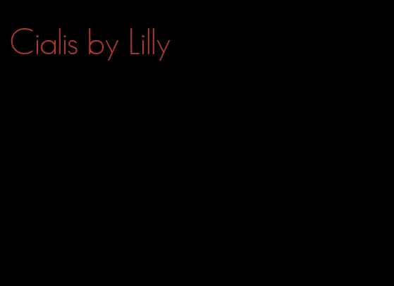 Cialis by Lilly