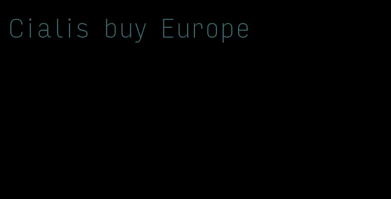 Cialis buy Europe