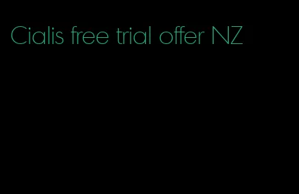 Cialis free trial offer NZ