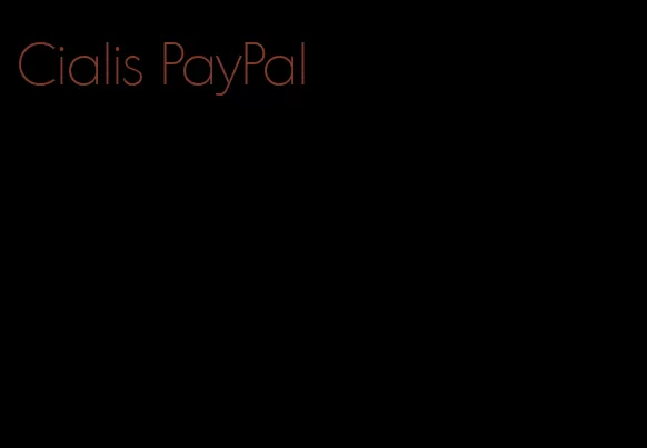 Cialis PayPal