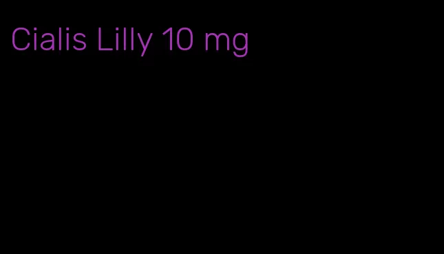 Cialis Lilly 10 mg