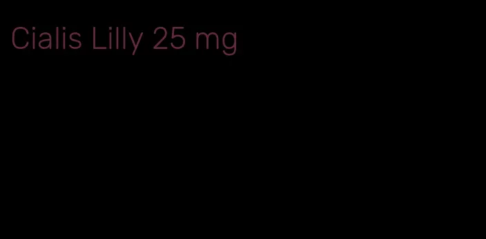 Cialis Lilly 25 mg