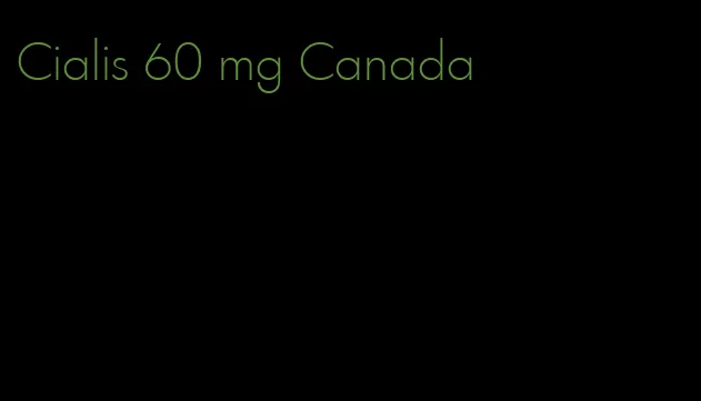 Cialis 60 mg Canada