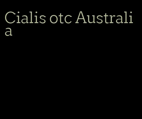 Cialis otc Australia