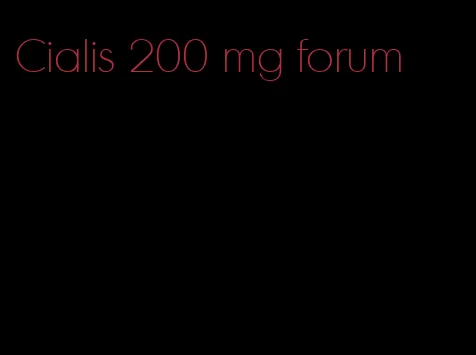 Cialis 200 mg forum