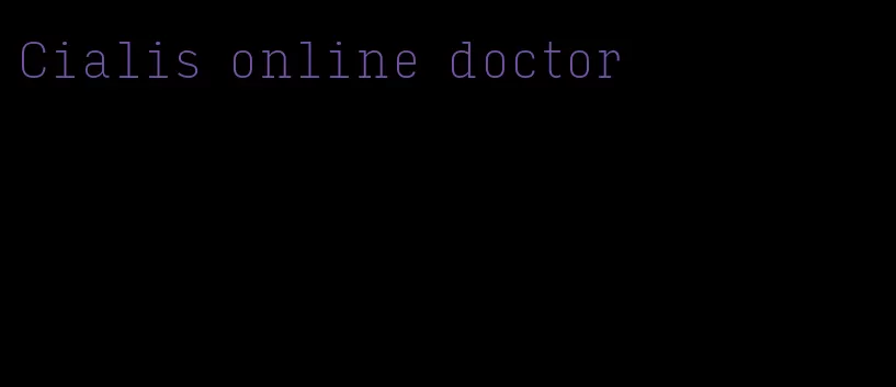 Cialis online doctor