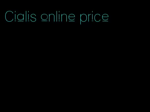 Cialis online price