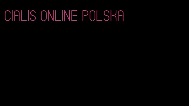 Cialis online Polska