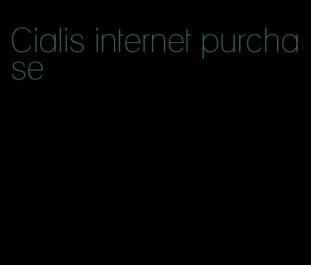 Cialis internet purchase