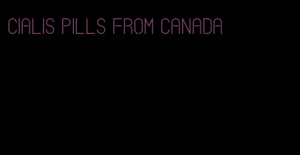 Cialis pills from Canada