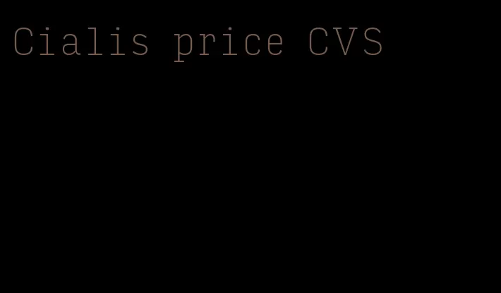 Cialis price CVS