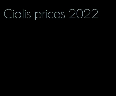 Cialis prices 2022