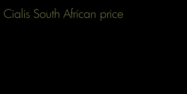 Cialis South African price