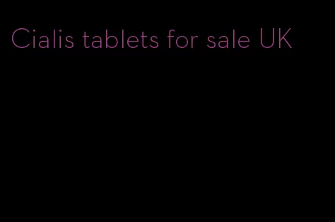 Cialis tablets for sale UK