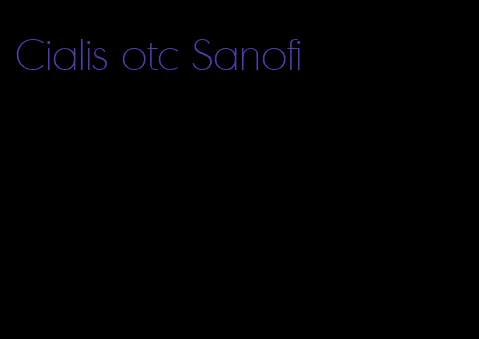 Cialis otc Sanofi