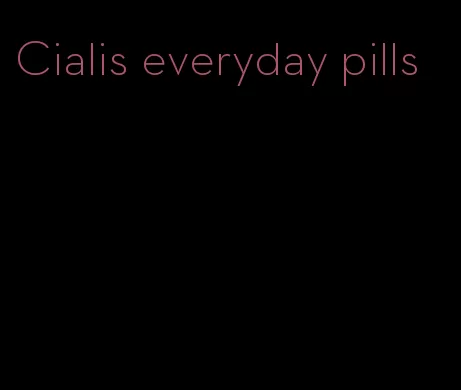 Cialis everyday pills