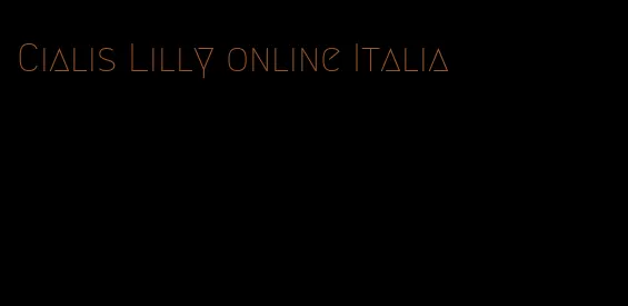 Cialis Lilly online Italia