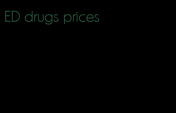 ED drugs prices