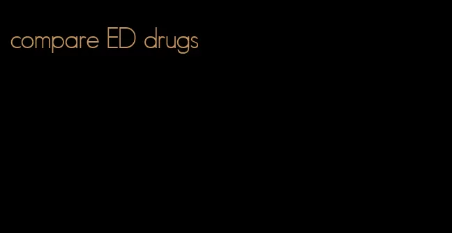 compare ED drugs